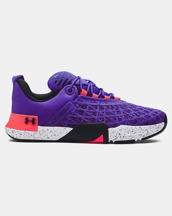 Men's UA TriBase™ Reign 5 Training Shoes in Purple image number 0